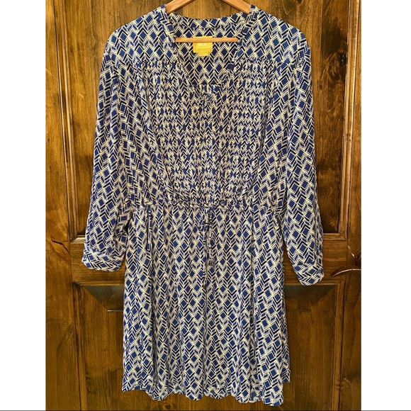 Anthropologie Maeve Geometric “Galen Dress” Sz. Lg - Picture 5 of 11